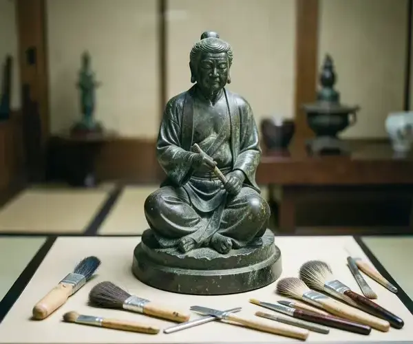 観音銅像