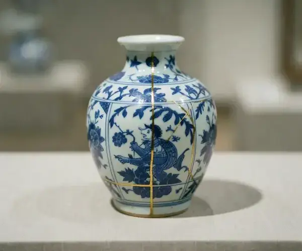 柿右衛門風花瓶